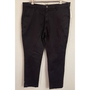 NWT Goodthreads Mens Skinny Fit Chino Pants Black 36W x 29L GT190700